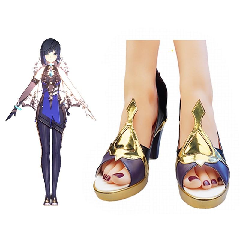 Genshin Impact Yelan Cospaly Shoes