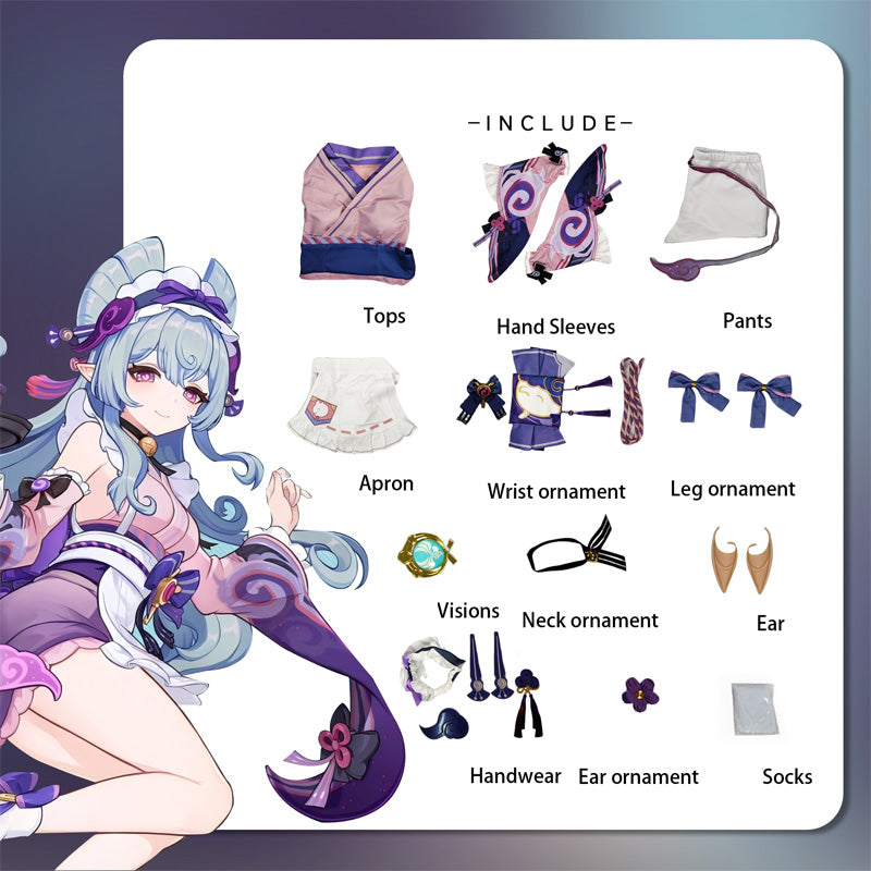 Genshin Impact Yumemizuki Mizuki Cosplay Costume
