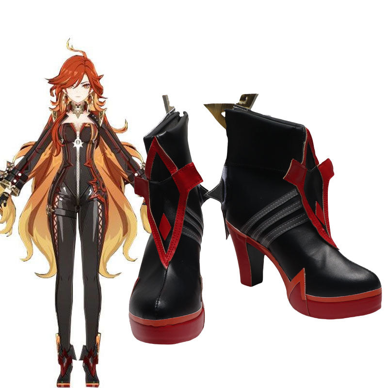 Genshin Impact Mavuika Cosplay Shoes