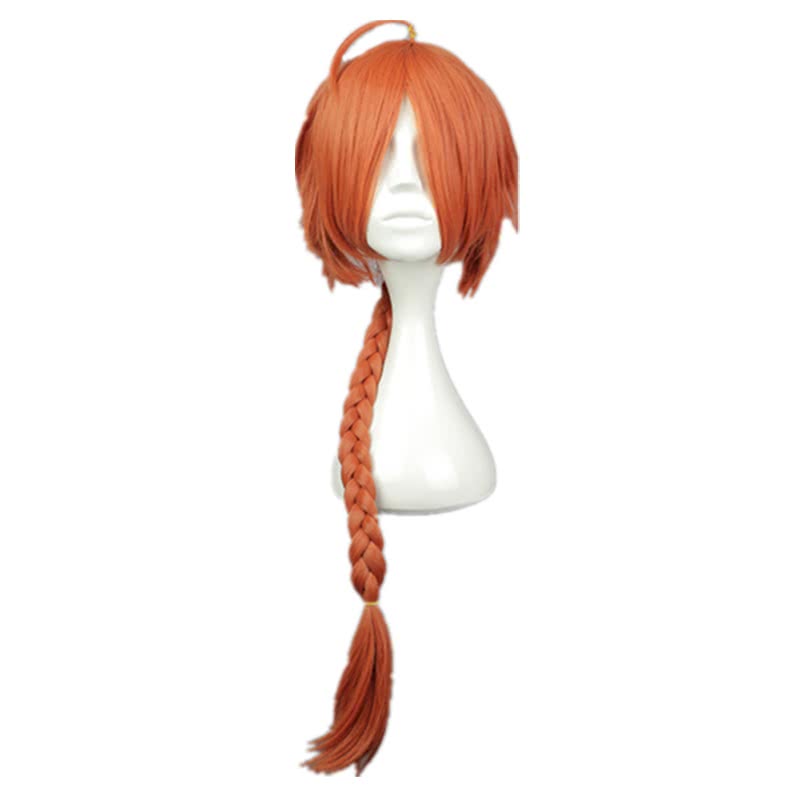 Gintama For Kamui Orange Long Plait Cosplay Wigs