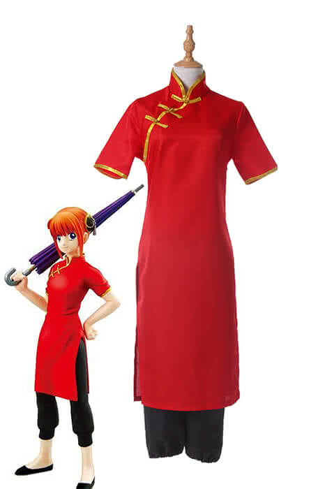 Gintama Kagura 7th Version Cosplay Costumes
