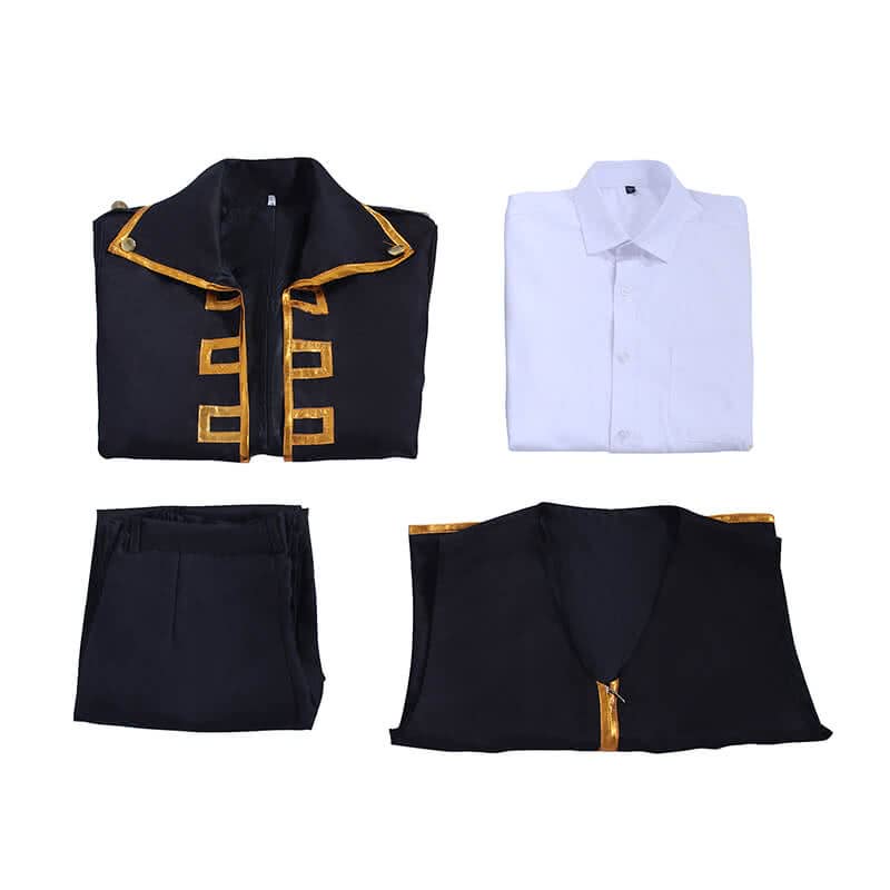 Gintama Toushirou HijikataSougo Okita Uniform Black Cosplay Costumes