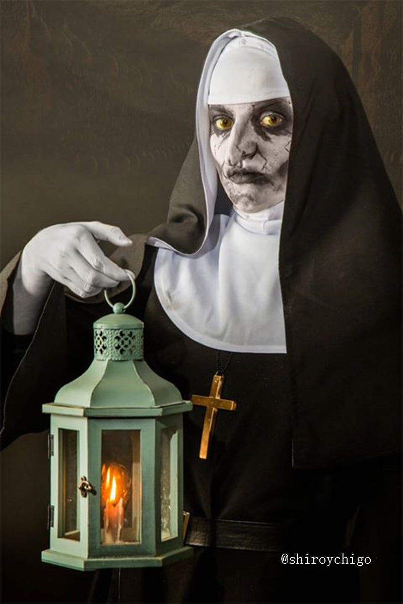 2018 Horror Movie The Nun Trailer Valak Sister Cosplay Costumes The Conjuring Women Halloween Costumes