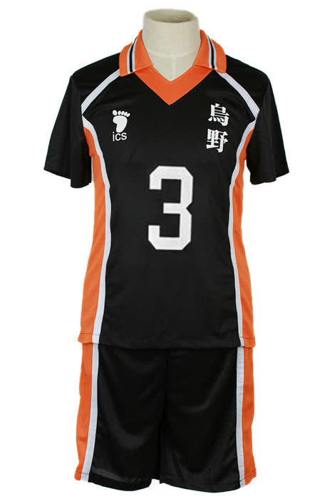 Haikyū!! Azumane Asahi Number 3 Volleyball Sports Cosplay Costumes