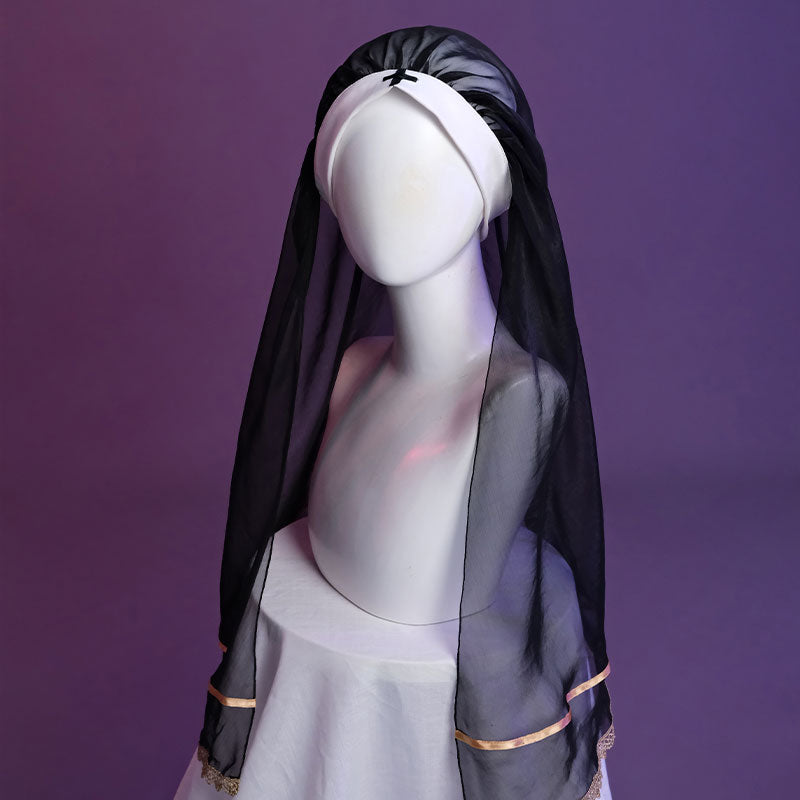 Halloween Nun Black Costume