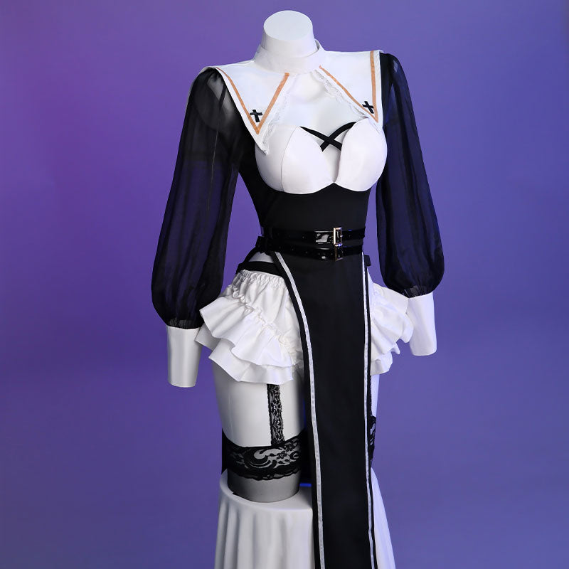 Halloween Nun Black Costume