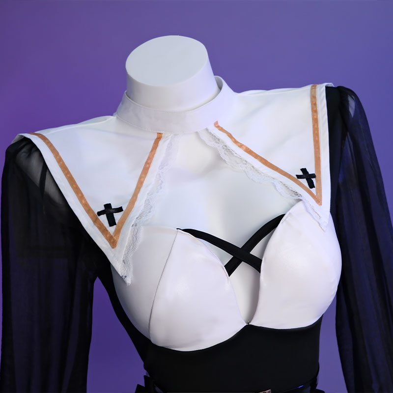 Halloween Nun Black Costume