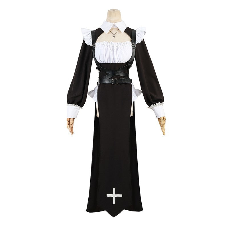 Halloween Dress Nun Cosplay Costume