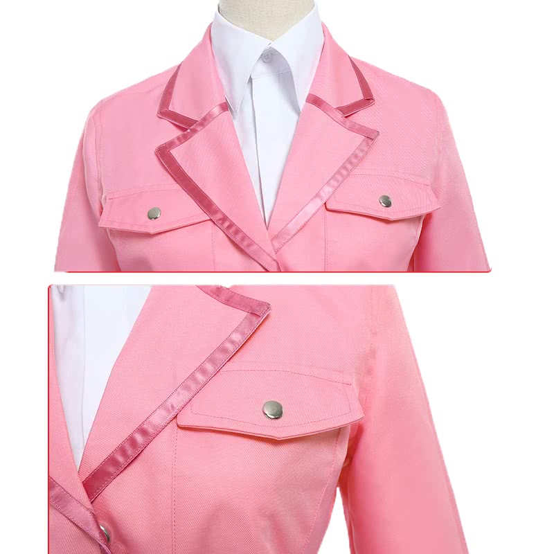 Hataraku Saibou Cells At Work Anime Saibou Eosinophils Pink Uniform Cosplay Costume
