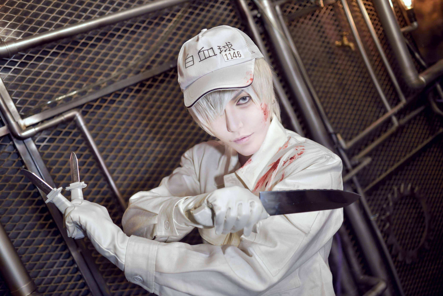 Hataraku Saibou White Blood Cell U-1146 Uniform Cosplay Costume
