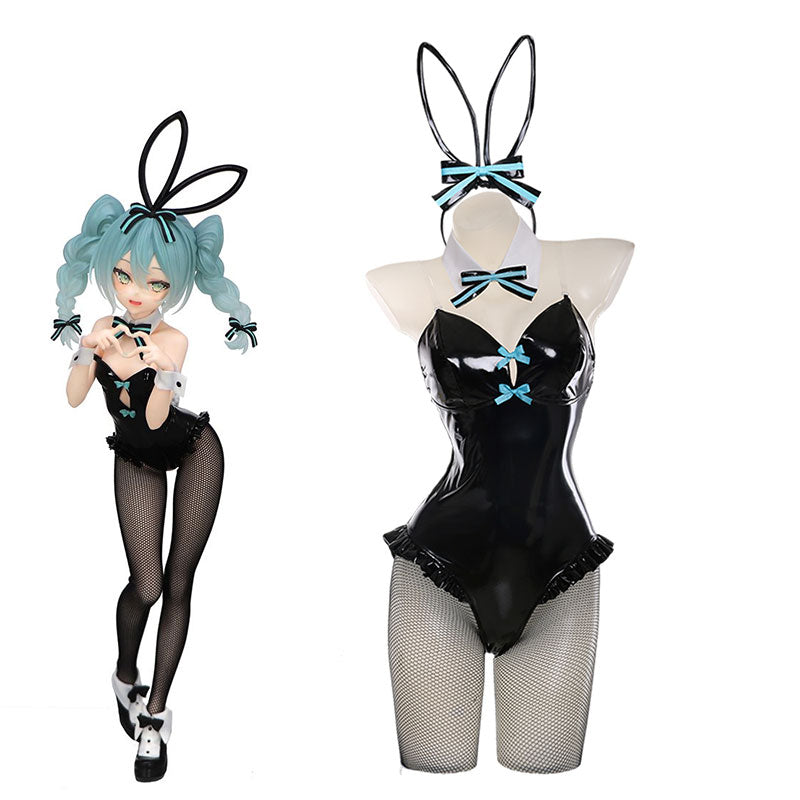 Hatsune Miku Bunny Girl Black Style Cosplay Costume