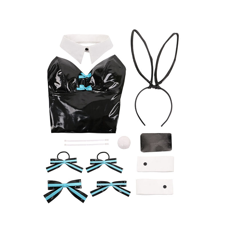 Hatsune Miku Bunny Girl Black Style Cosplay Costume