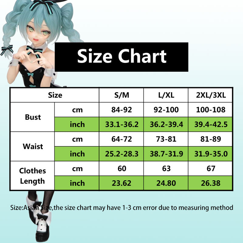 Hatsune Miku Bunny Girl Black Style Cosplay Costume
