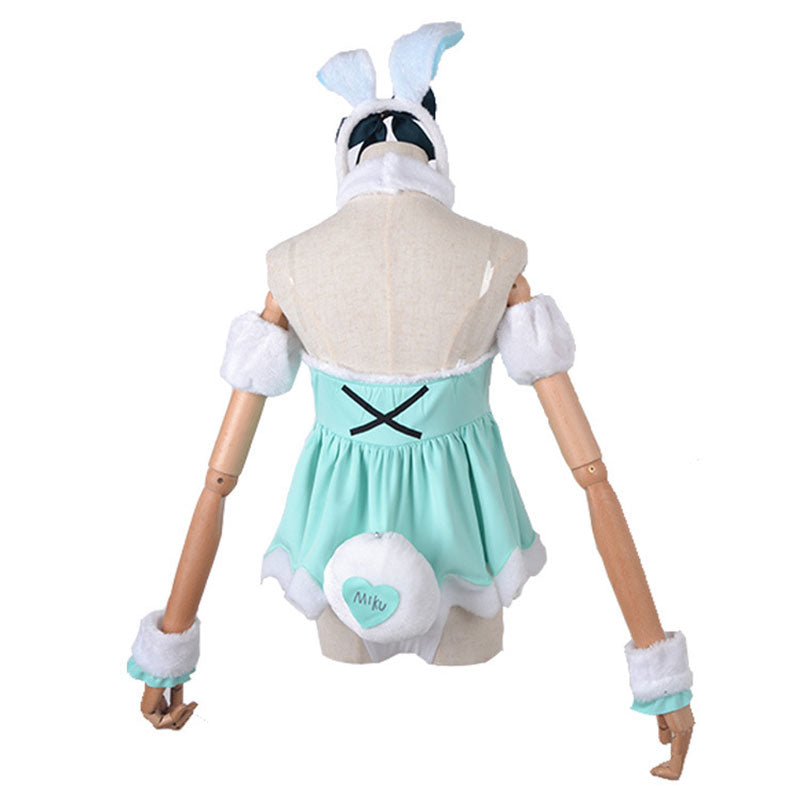 Hatsune Miku Bunny Girl White Cosplay Costume