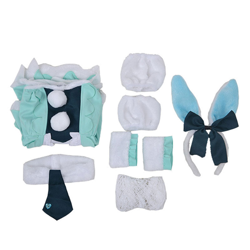Hatsune Miku Bunny Girl White Cosplay Costume