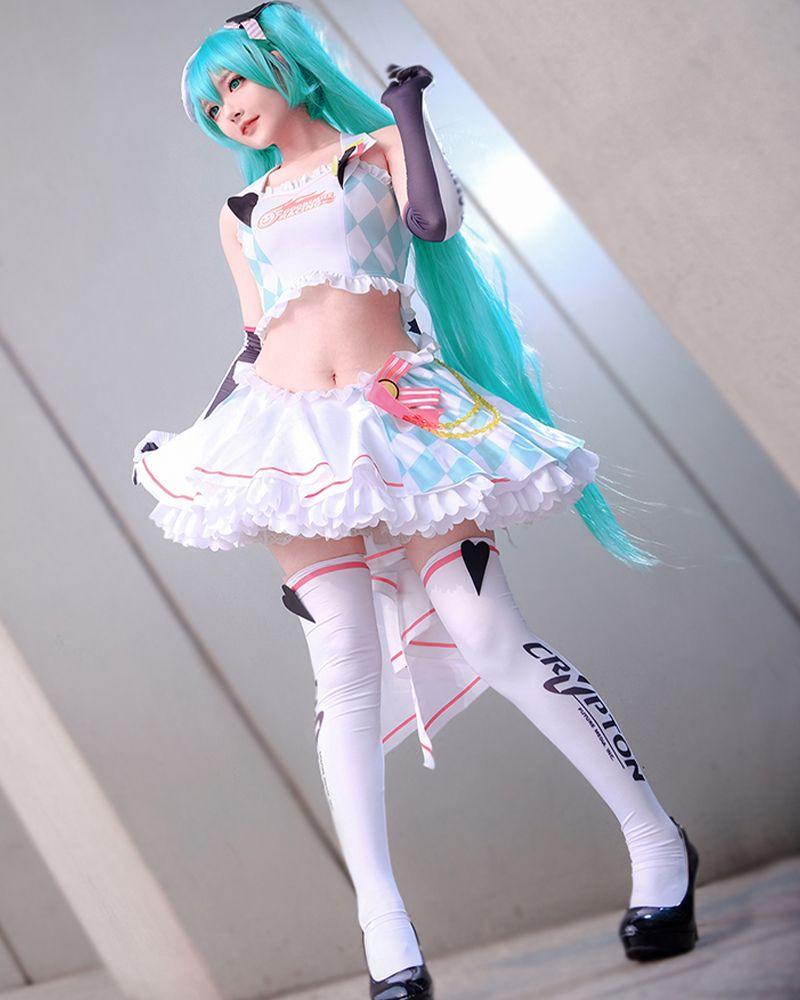 Hatsune Miku 2019 Racing Cosplay Costume