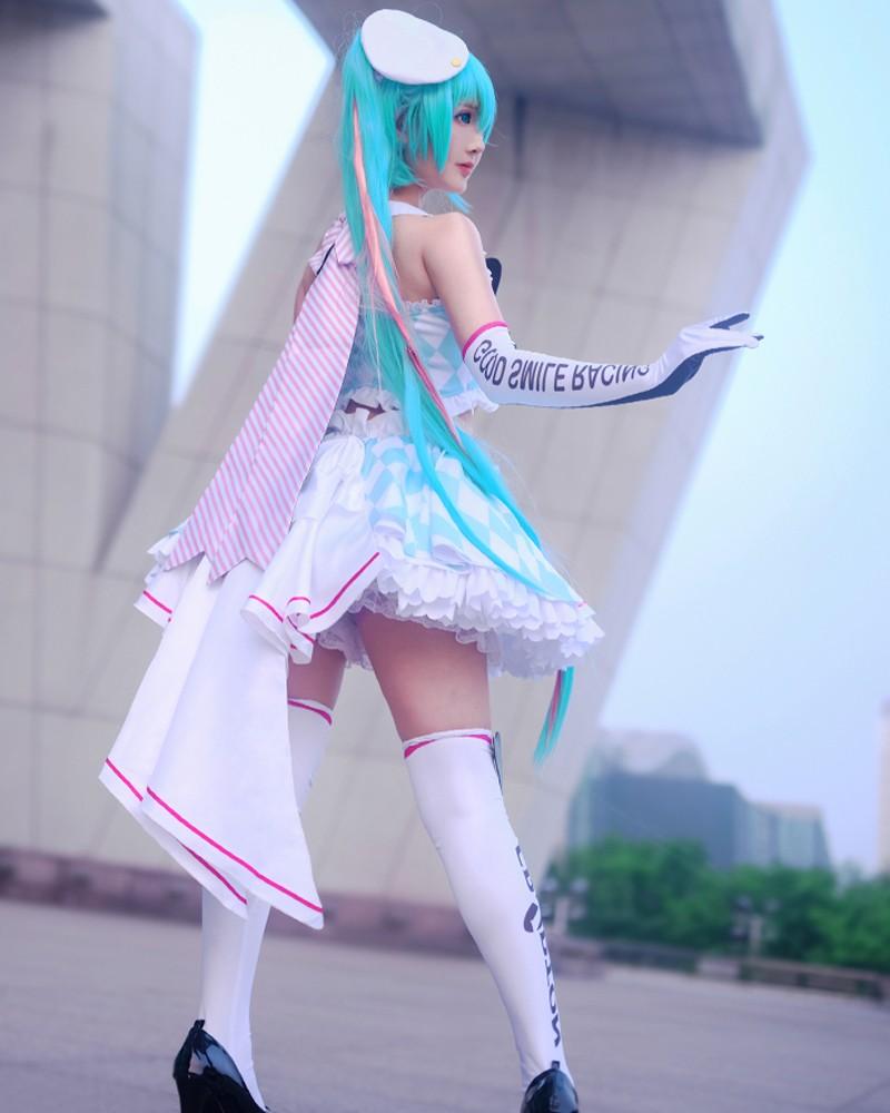 Hatsune Miku 2019 Racing Cosplay Costume