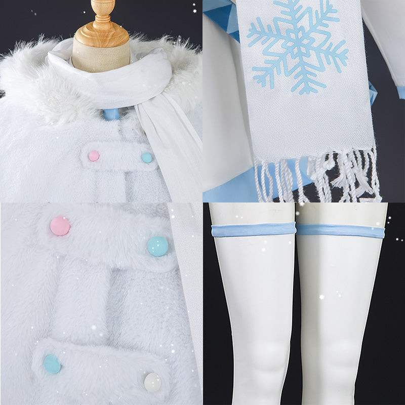 Hatsune Miku Snow Miku 2024 x Mitsukoshi Collaboration Cosplay Costume
