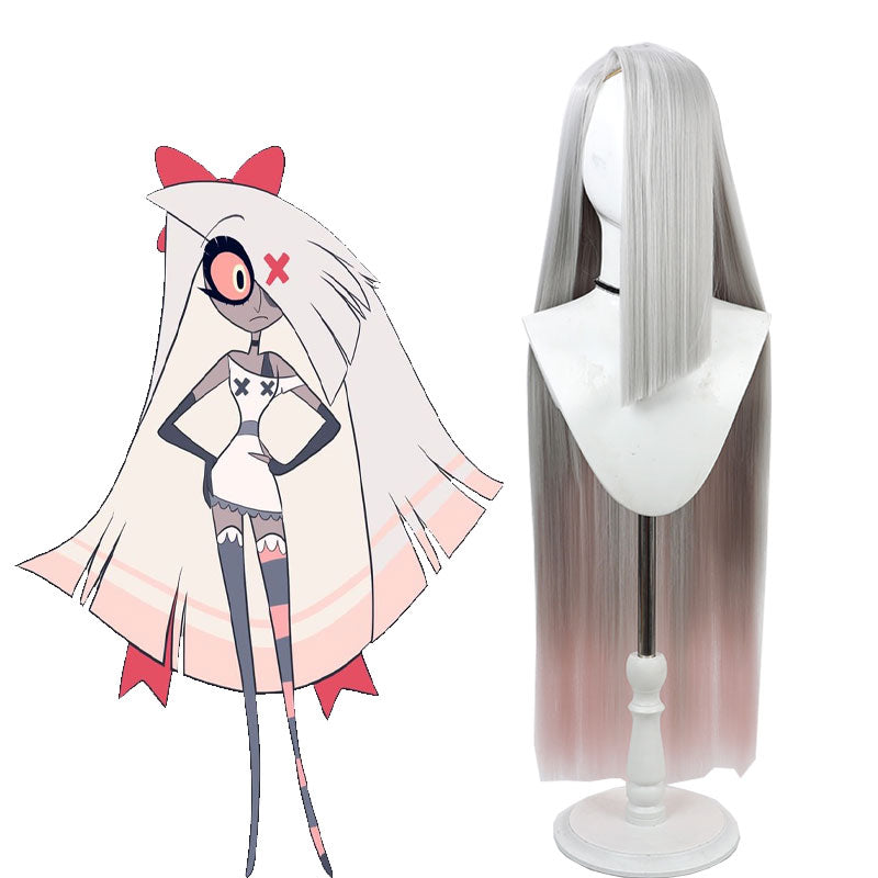 Hazbin Hotel Vaggie Cosplay Wig