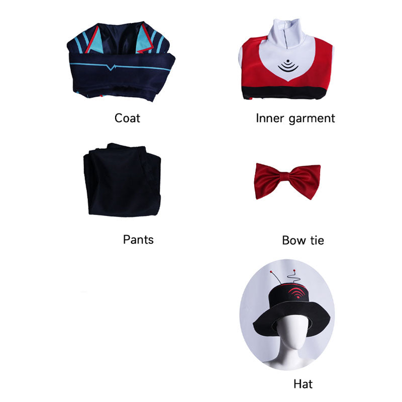 Hazbin Hotel Vox Cosplay Costume
