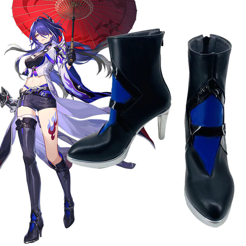 Honkai:Star Rail Acheron Cosplay Shoes