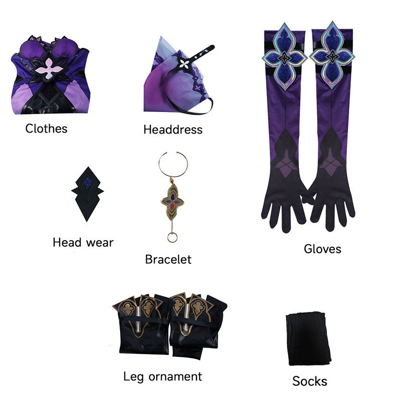 Honkai:Star Rail Black Swan Cosplay Costume