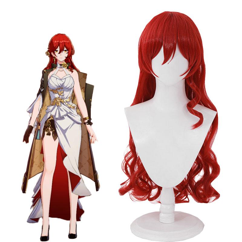 Honkai Star Rail Himeko Cosplay Wigs