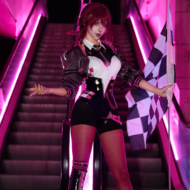 Honkai Star Rail Kafka Racing Suit Cosplay Costume