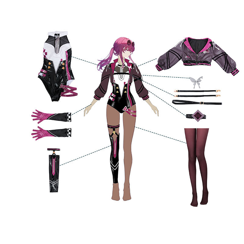 Honkai: Star Rail Kafka Racing Suit Cosplay Costume