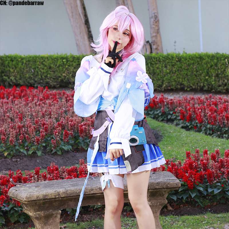 Honkai: Star Rail March 7th Pink Cosplay Wigs
