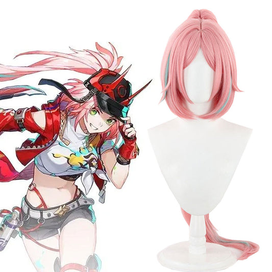 Honkai Star Rail Rappa Cosplay Wig