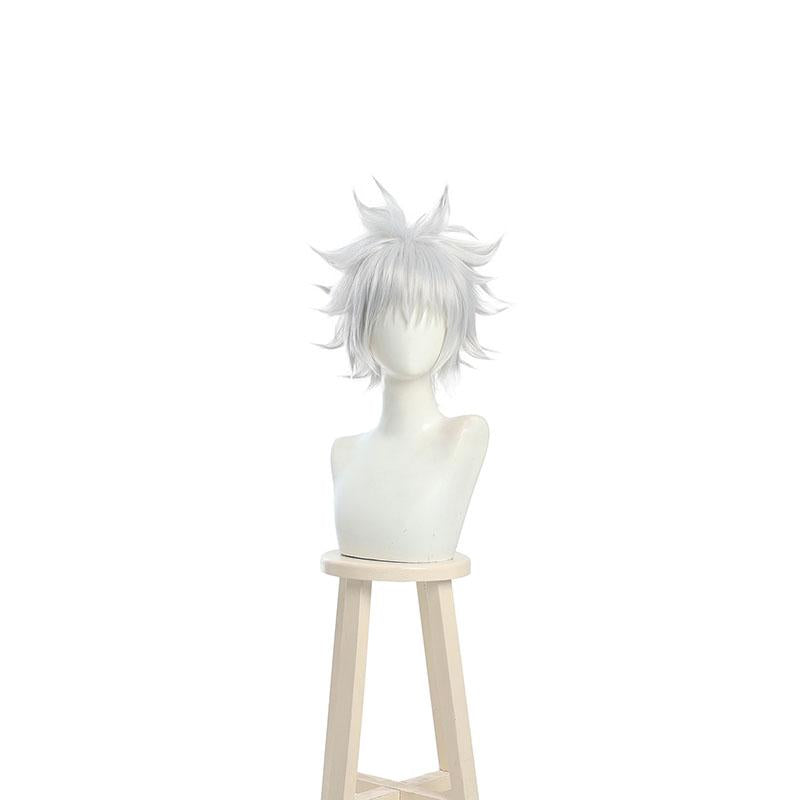 Hunter x Hunter Killua Zoldyck Short Grey Cosplay Wigs