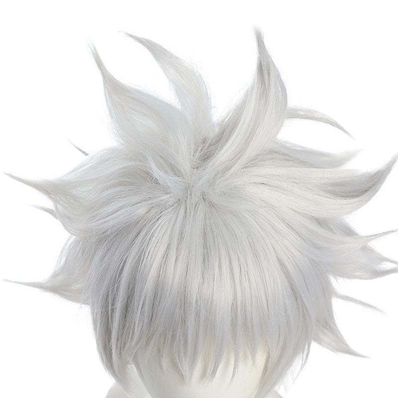 Hunter x Hunter Killua Zoldyck Short Grey Cosplay Wigs