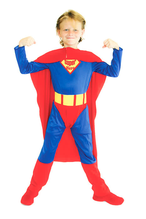Kids Superman Cosplay Costume Halloween Christmas Gift