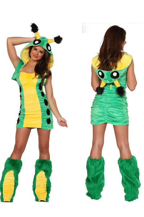 Women sexy furry animal Christmas collection animal role play suits frog green bar party cosplay costumes