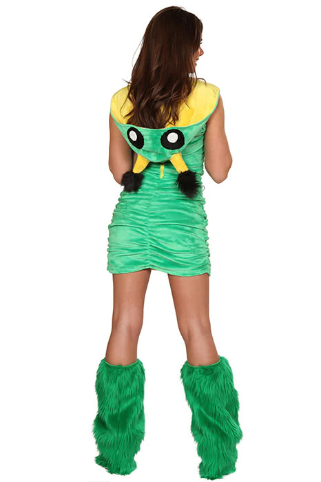 Women sexy furry animal Christmas collection animal role play suits frog green bar party cosplay costumes