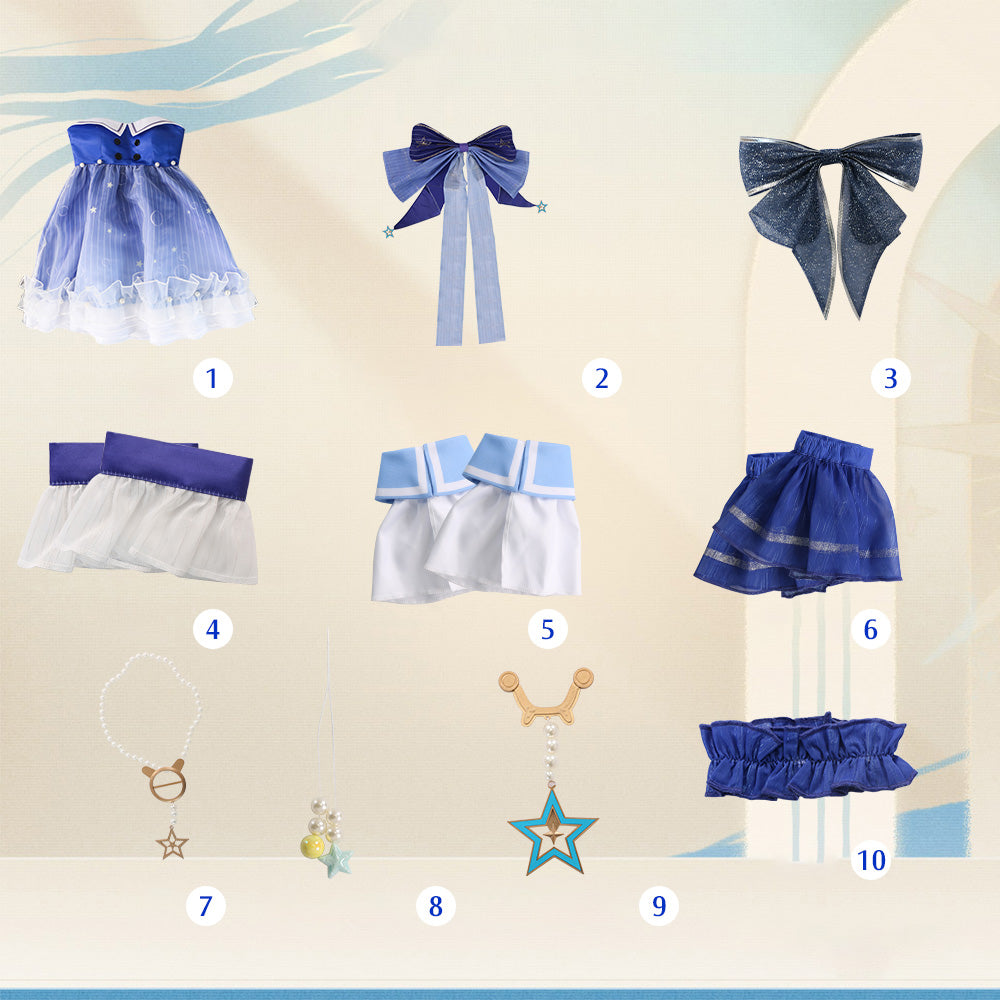 Infinity Nikki Bubbly Voyage Cosplay Costume