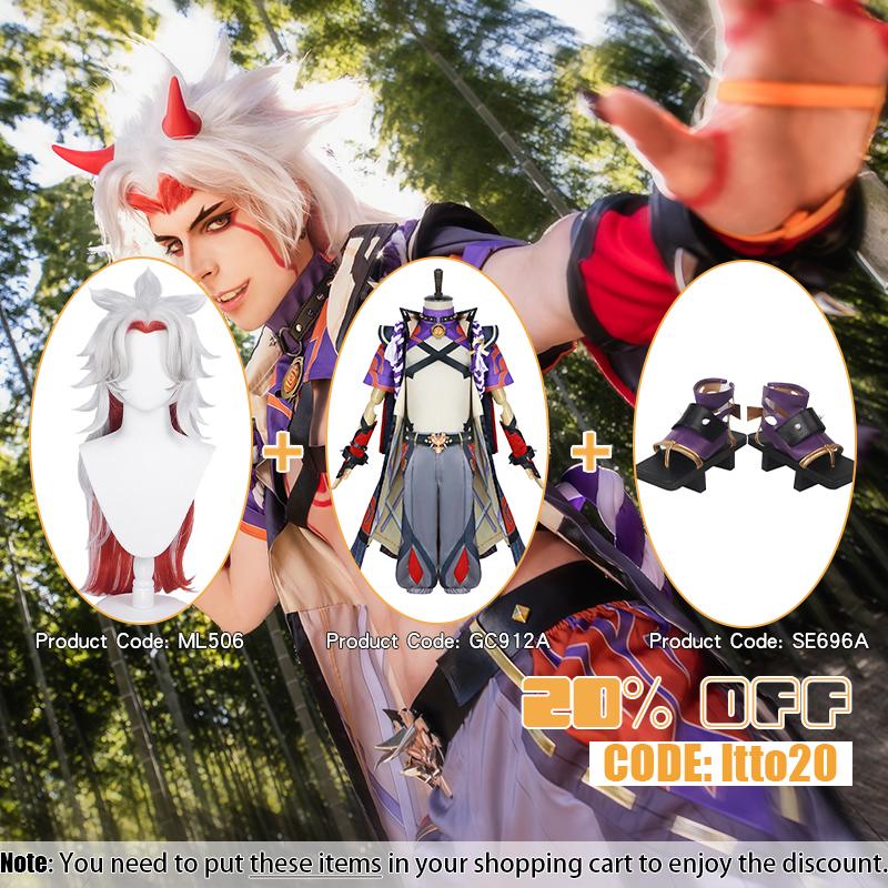 【Last Batch】【Ready To Ship】Genshin Impact Arataki Itto Cosplay Costume