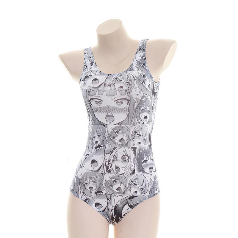 Japanese Girls Translucent Swimsuit Cosplay Costume