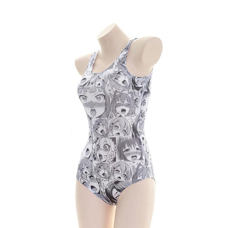 Japanese Girls Translucent Swimsuit Cosplay Costume