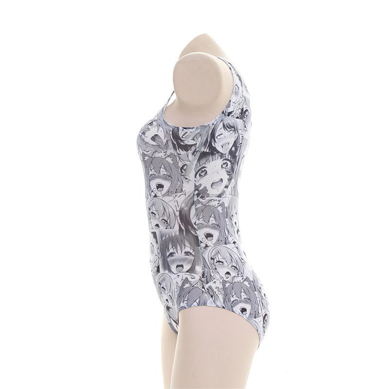 Japanese Girls Translucent Swimsuit Cosplay Costume