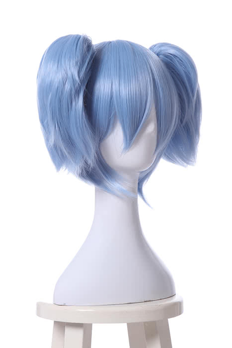 Assassination Classroom Shiota Nagisa Blue Fade White Wig