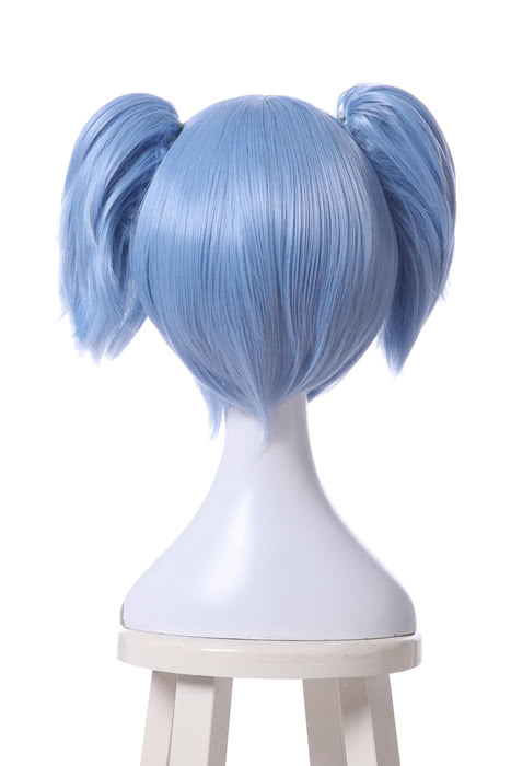 Assassination Classroom Shiota Nagisa Blue Fade White Wig