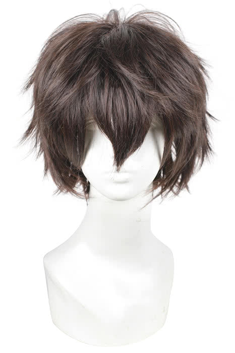 30CM Short Reddish Brown General Utility Party Cosplay Wig