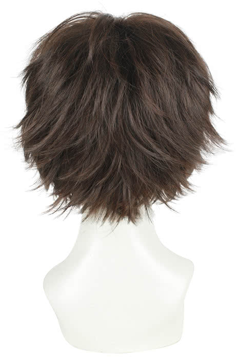 30CM Short Reddish Brown General Utility Party Cosplay Wig