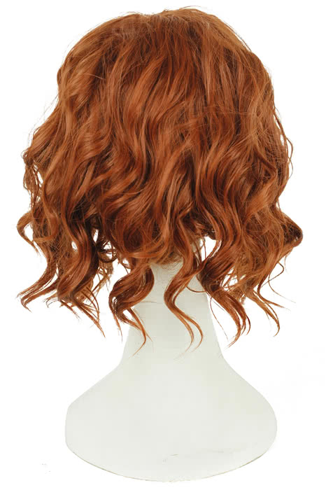 32cm Black Widow Dark Brown Cosplay Wig