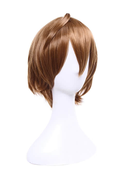 Brown anime cosplay wig