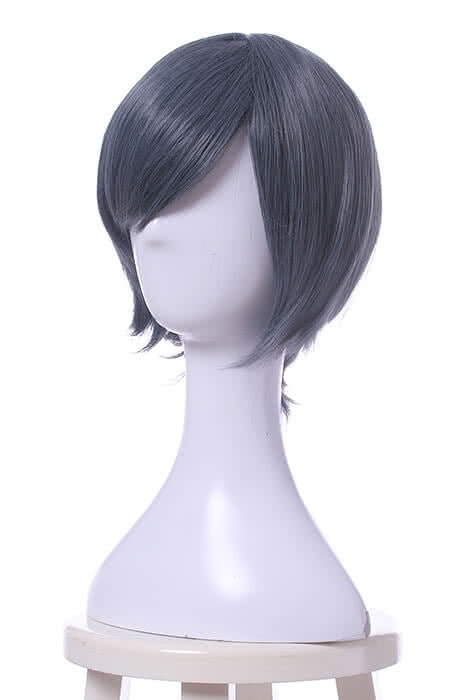 Black Butler Ciel Phantomhive Short Blue Grey Cosplay Wigs