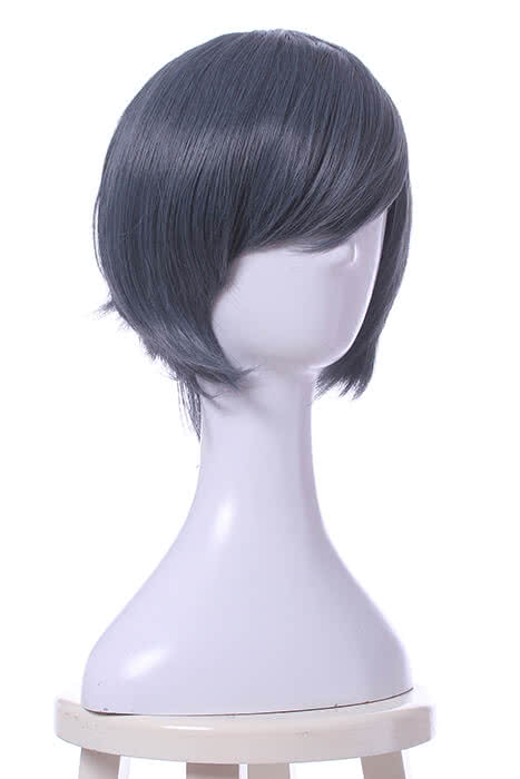 Black Butler Ciel Phantomhive Short Blue Grey Cosplay Wigs