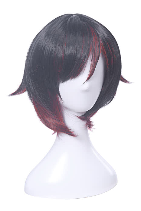 Ruby Rose Red and Black Short Cosplay Wigs